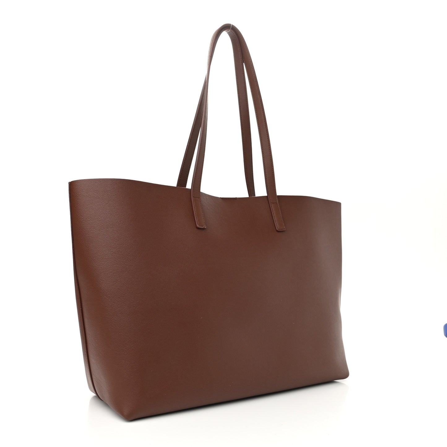 Calfskin Large Shopping Tote Old Brandy