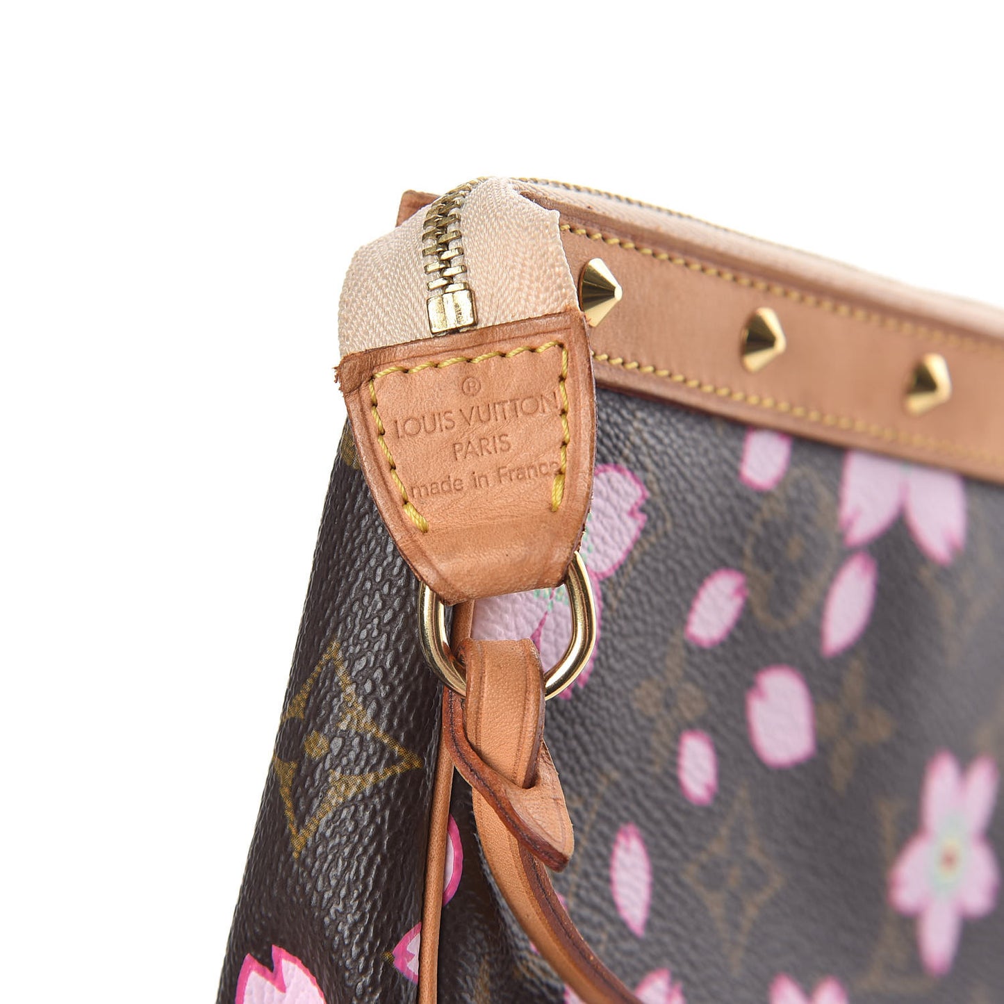 Monogram Cherry Blossom Pochette Accessories Brown