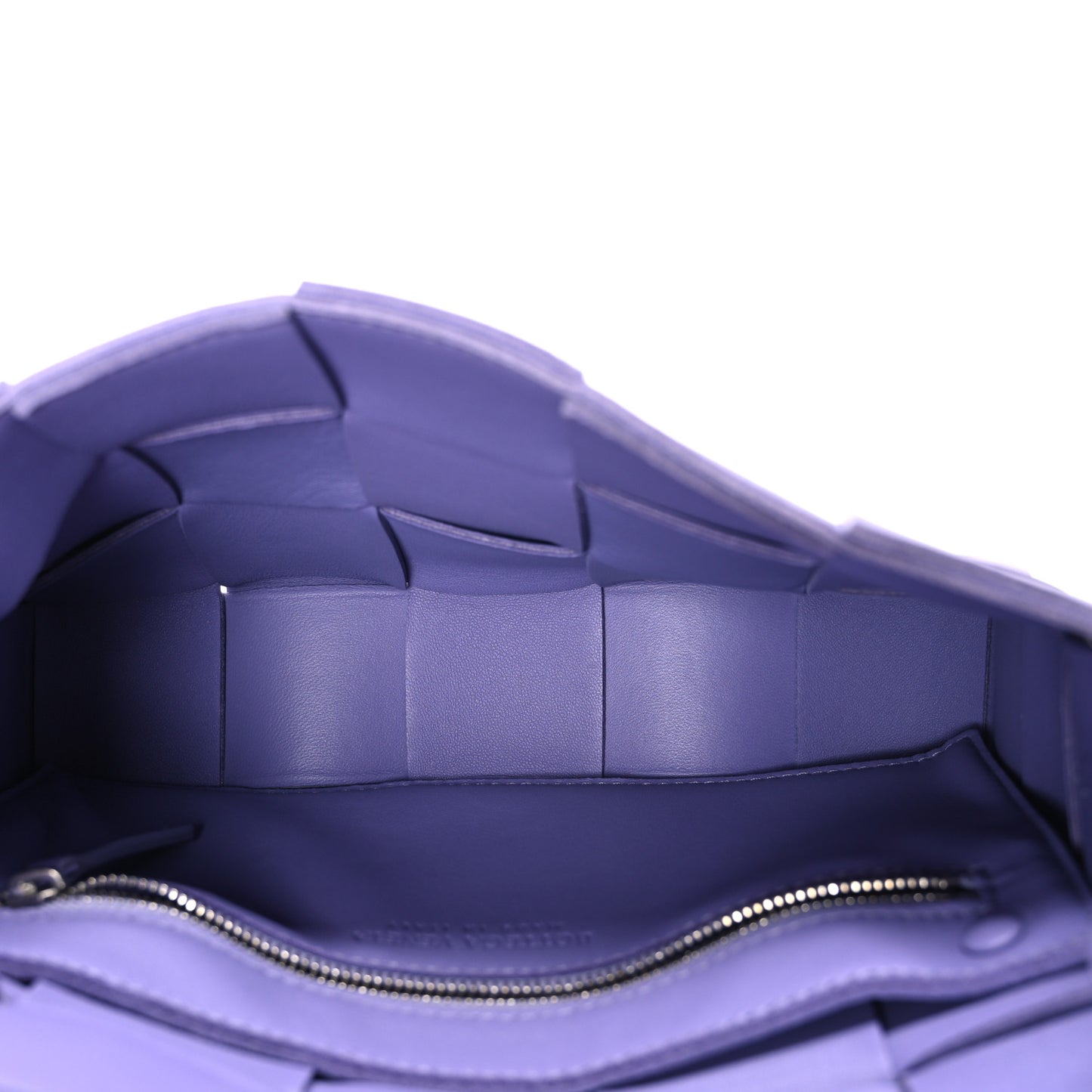 Lambskin Maxi Intreccio Cassette Crossbody Bag Wisteria