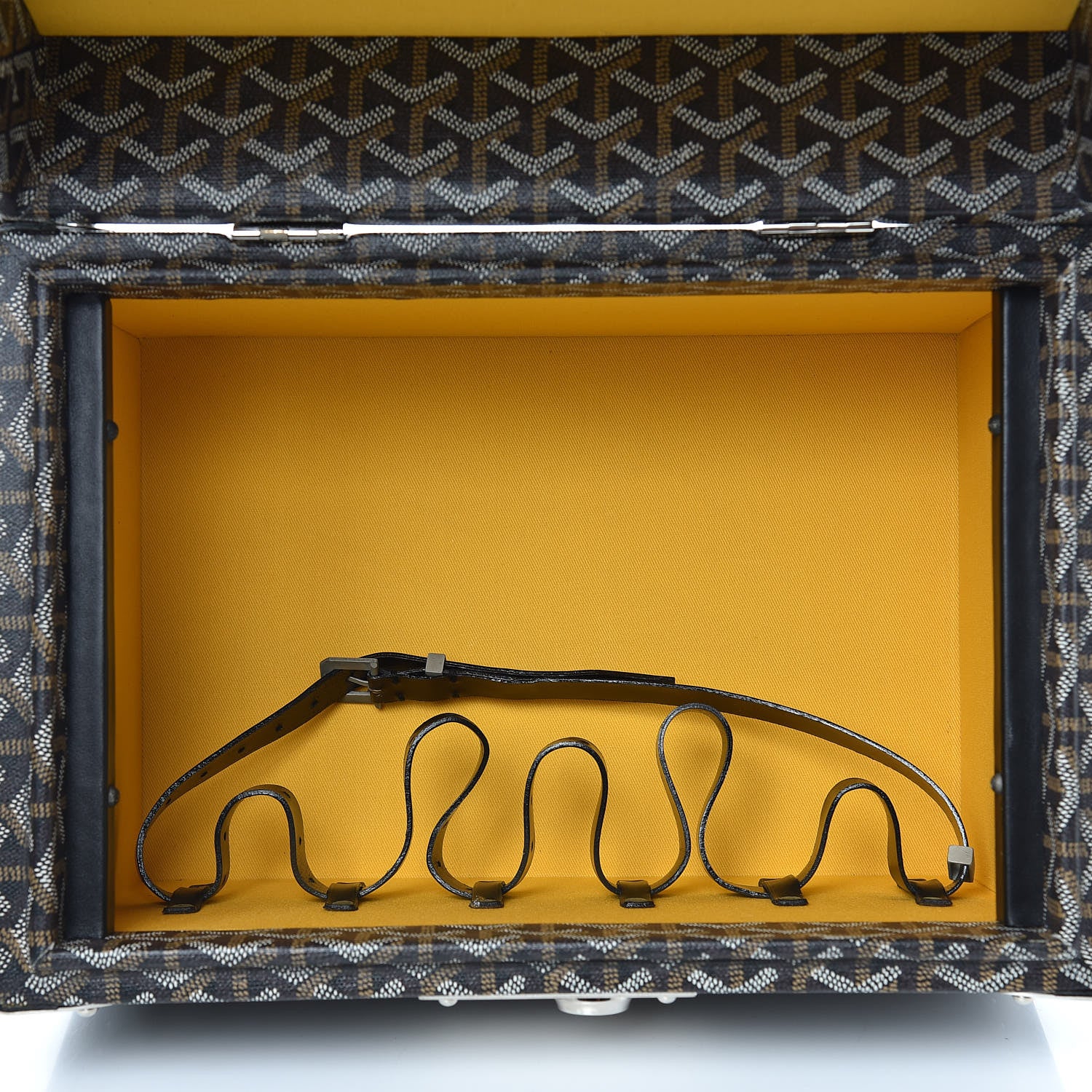 Goyard Goyardine Sardaigne Train Case Black 7 of 13
