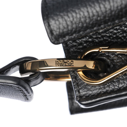 MCM Grained Calfskin Large Milla Hobo Black 12 of 13