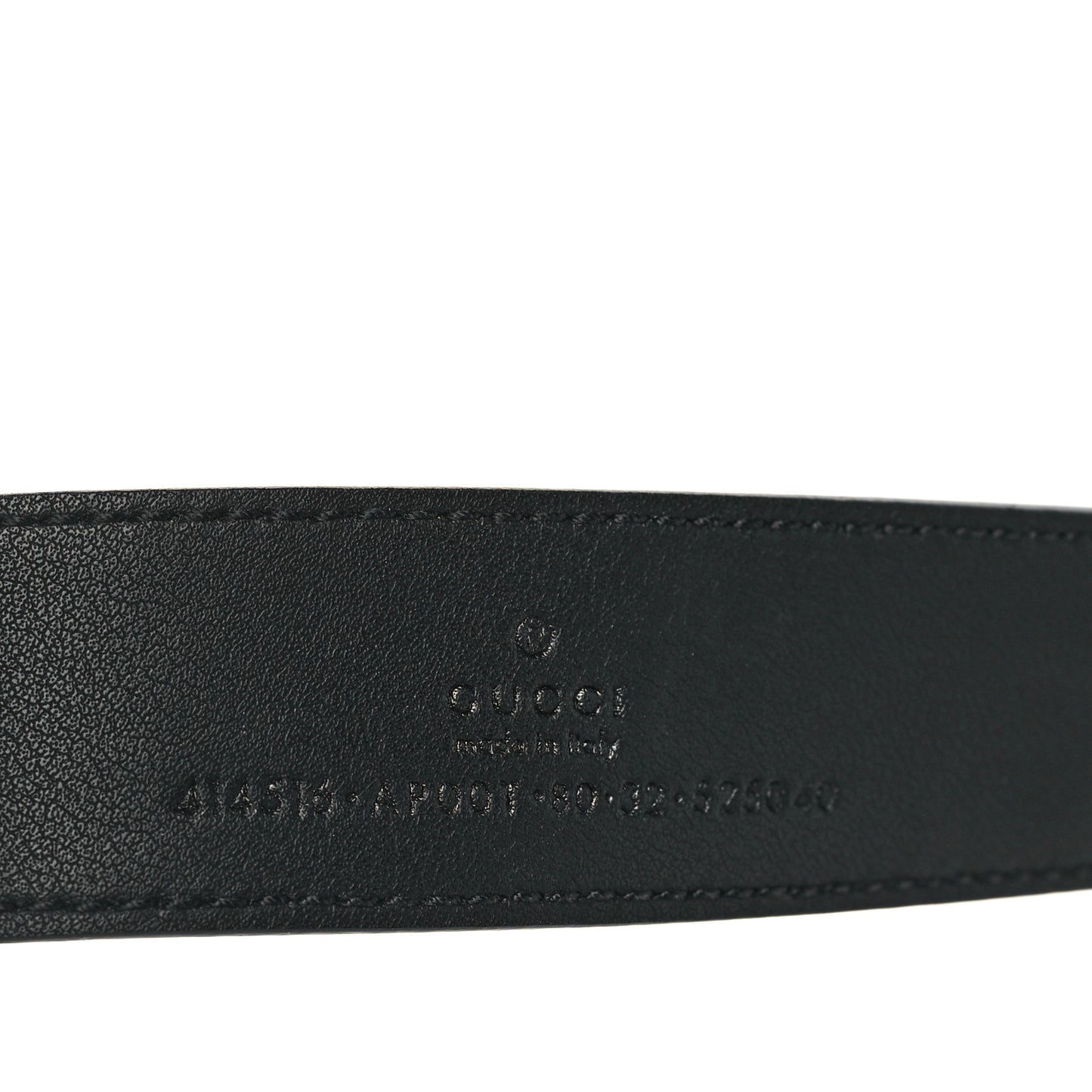 Calfskin Double G 30mm Belt 80 32 Black