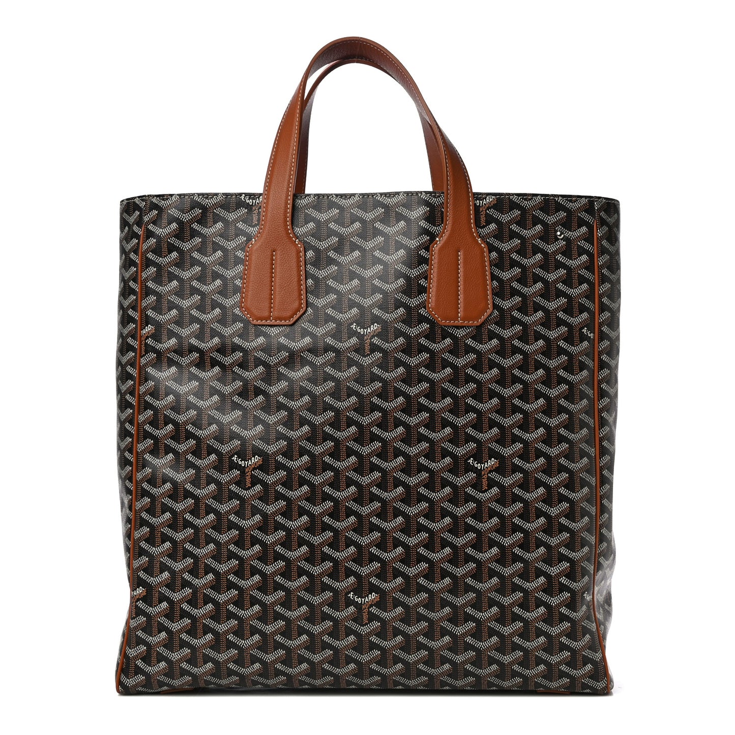 Goyardine Voltaire III Tote Black Gold