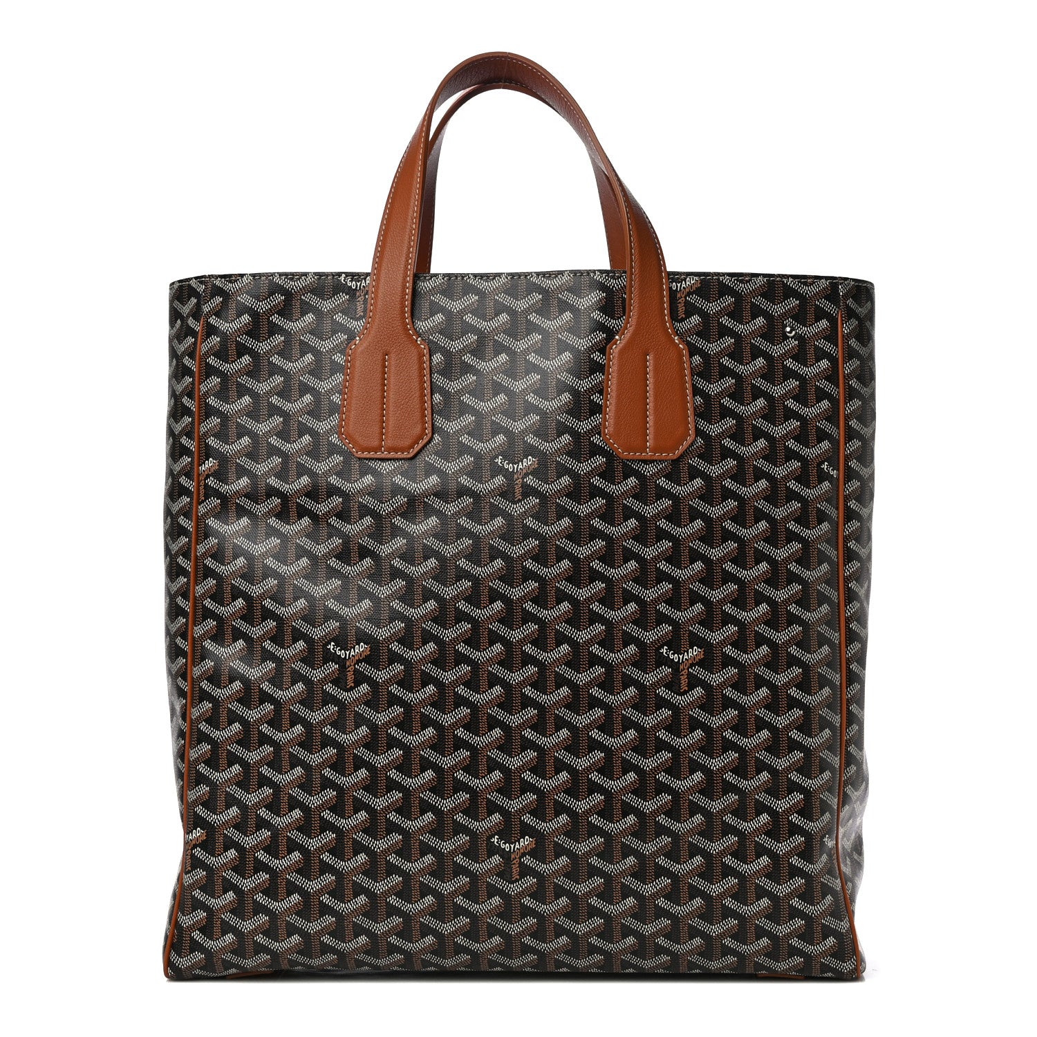 Goyard Goyardine Voltaire III Tote Black Gold 1 of 9