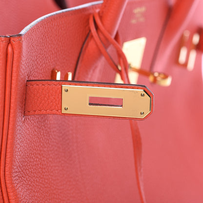 Hermes Togo Birkin 30 Capucine 14 of 35