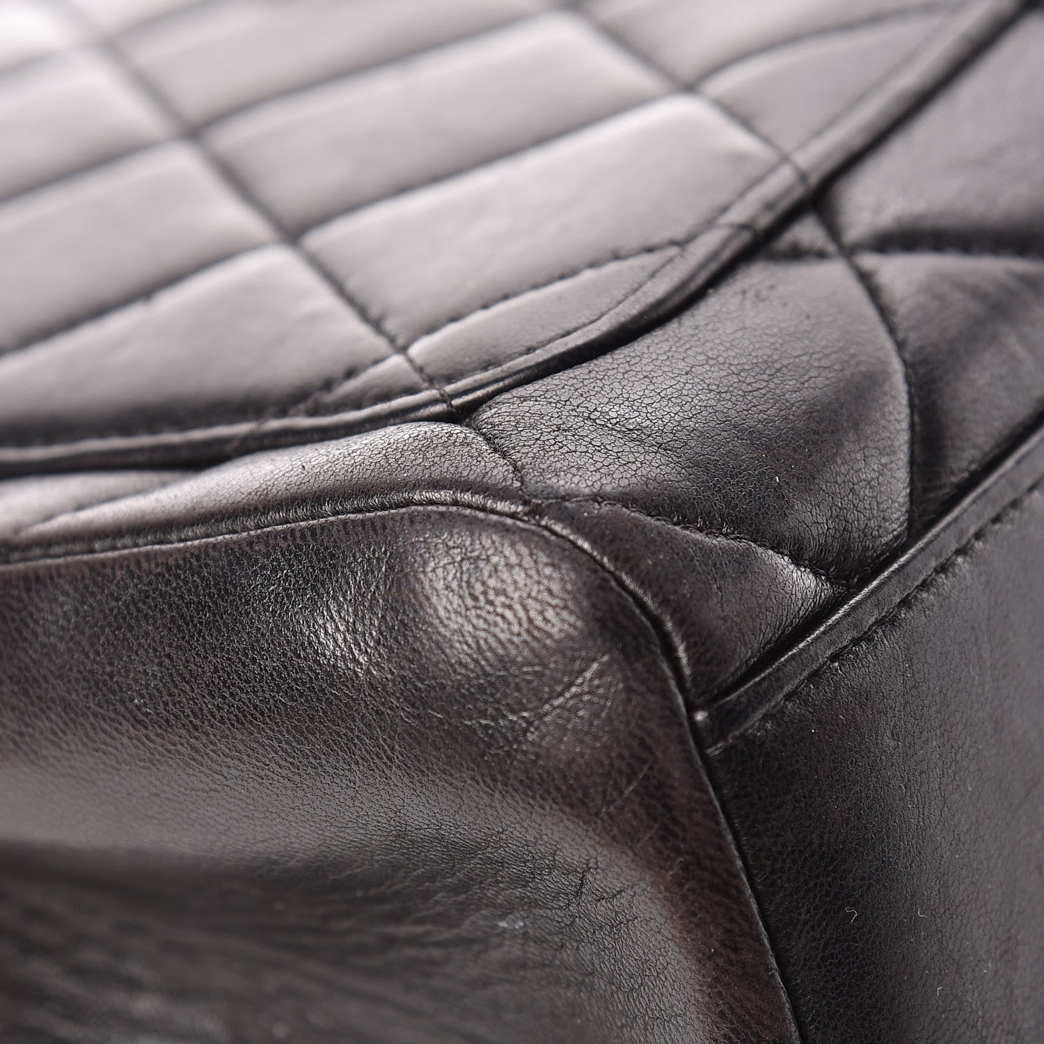 Chanel Lambskin Quilted Shoulder Bag Black 21 of 22