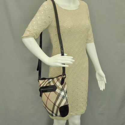 Burberry Supernova Check Small Dryden Crossbody Bag Black 2 of 8