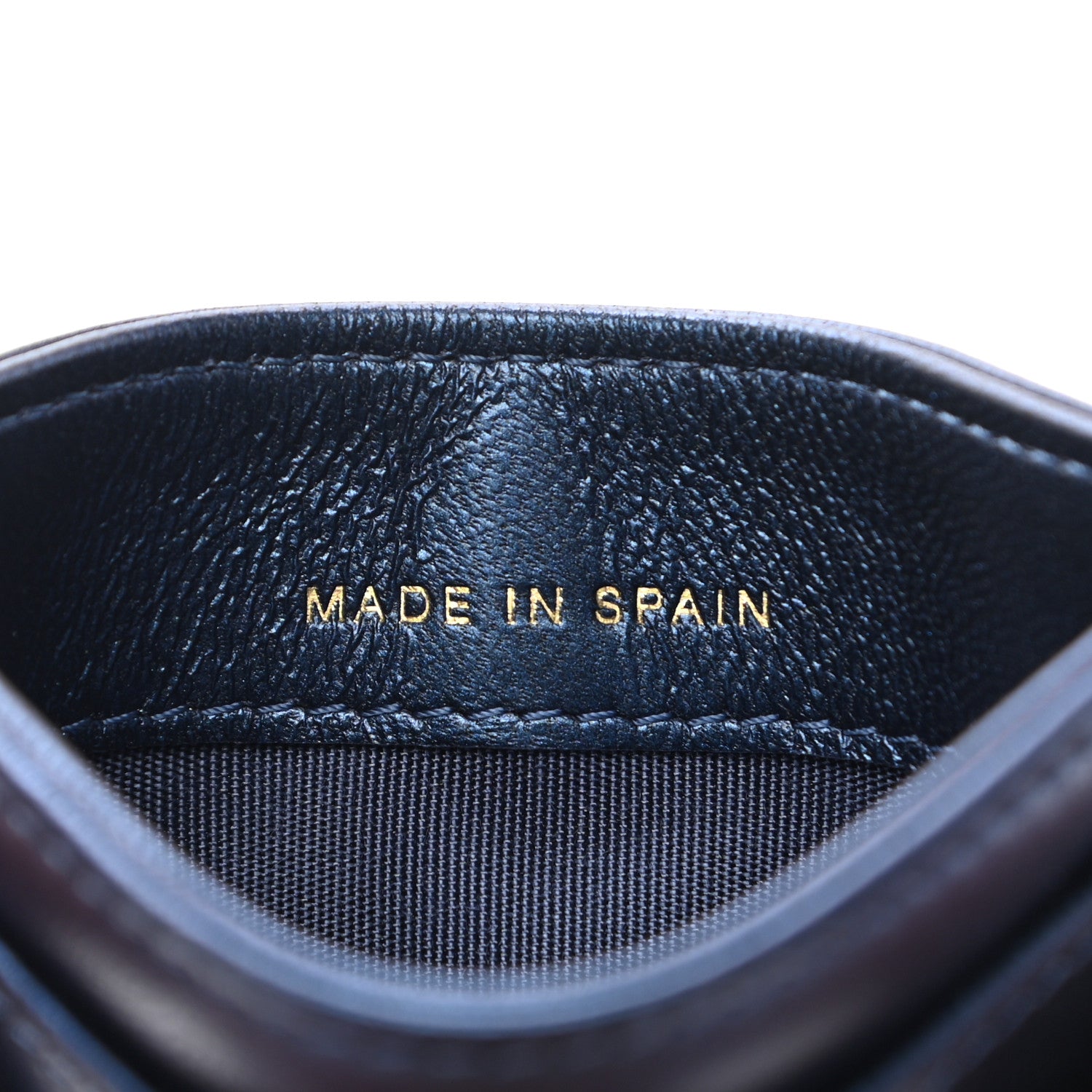 Chanel Metallic Lambskin Quilted Boy Card Holder Blue 7 of 8