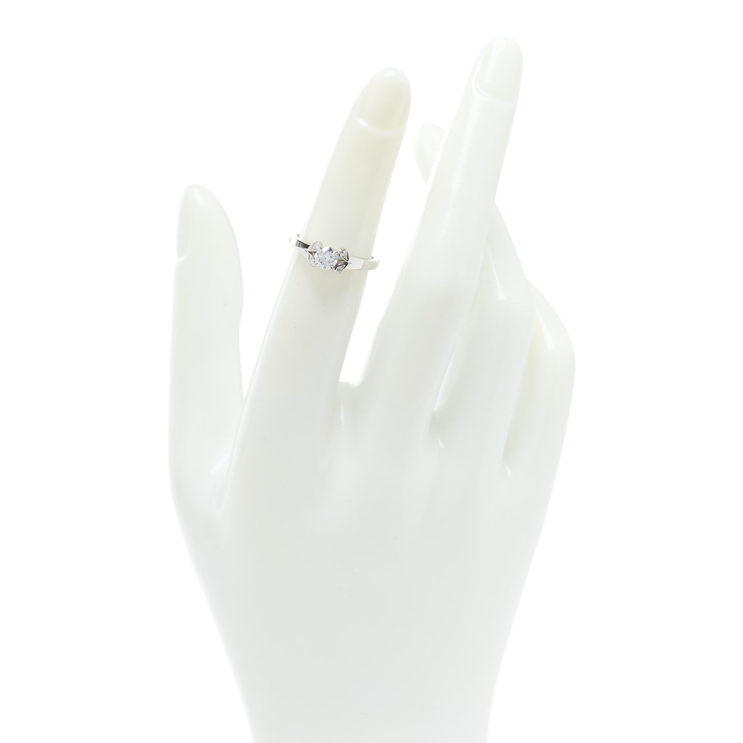 Platinum Diamond .30ct Ballerine Solitaire Engagement Ring 47 4