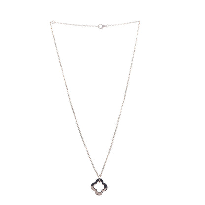 Van Cleef & Arpels 18K Rose Gold Byzantine Alhambra Pendant Necklace 5 of 8