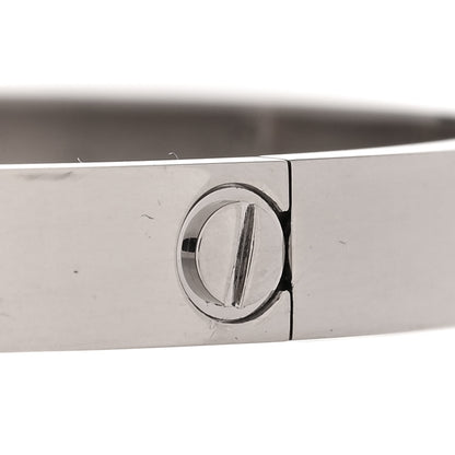 Cartier 18K White Gold LOVE Bracelet 19 4 of 7