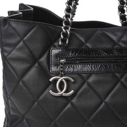 Chanel Caviar Quilted Coco Casual Tote Black 9 of 12