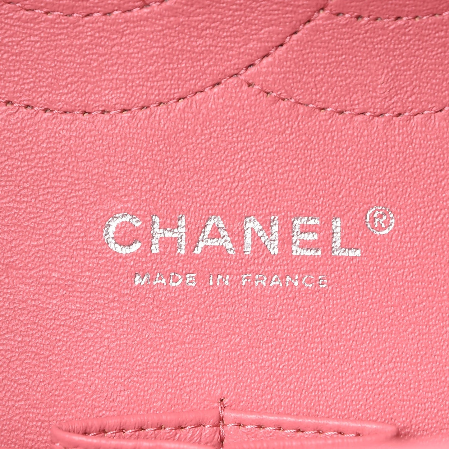 Lambskin Quilted Jumbo Double Flap Pink