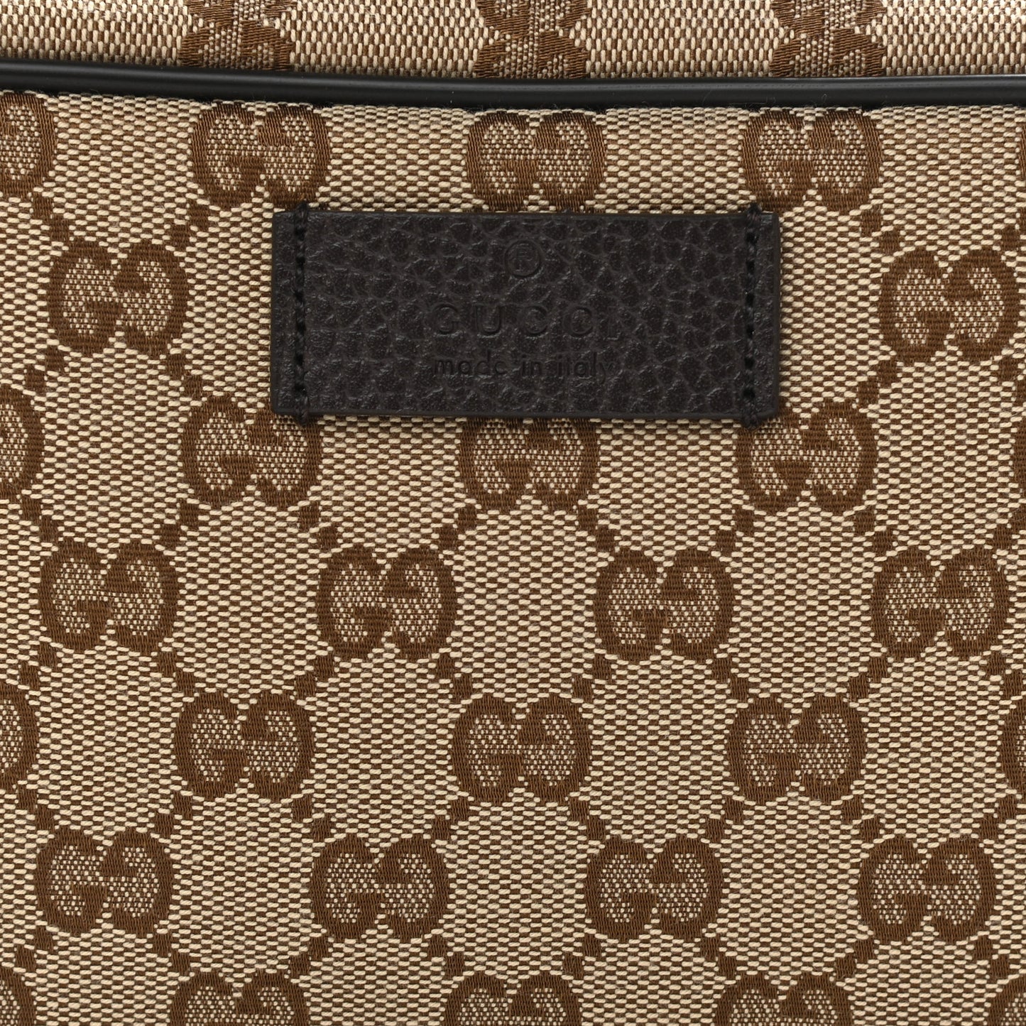 Monogram Belt Bag Dark Brown