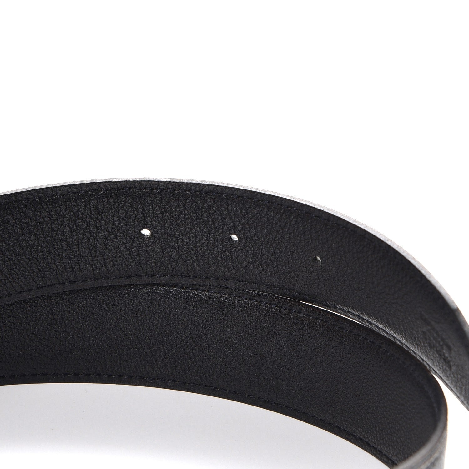 Hermes Swift Epsom 32mm Belt Strap 70 Black Bleu 4 of 7