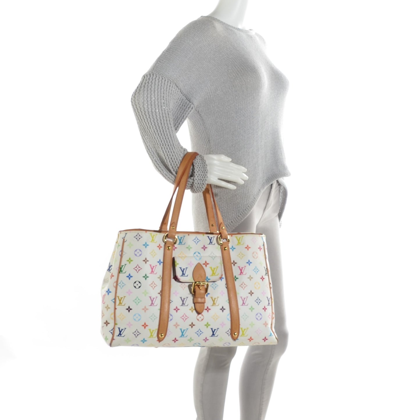 Monogram Multicolor Aurelia GM White