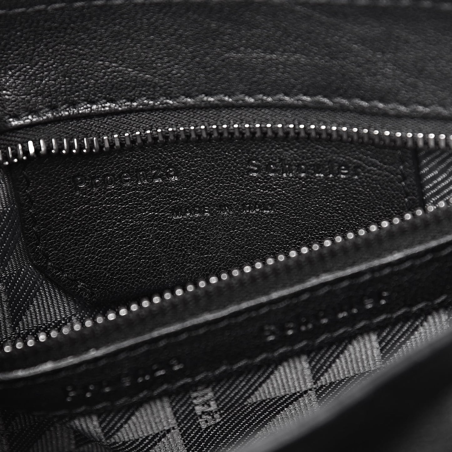 Lambskin PS1 Mini Pouch Messenger Black