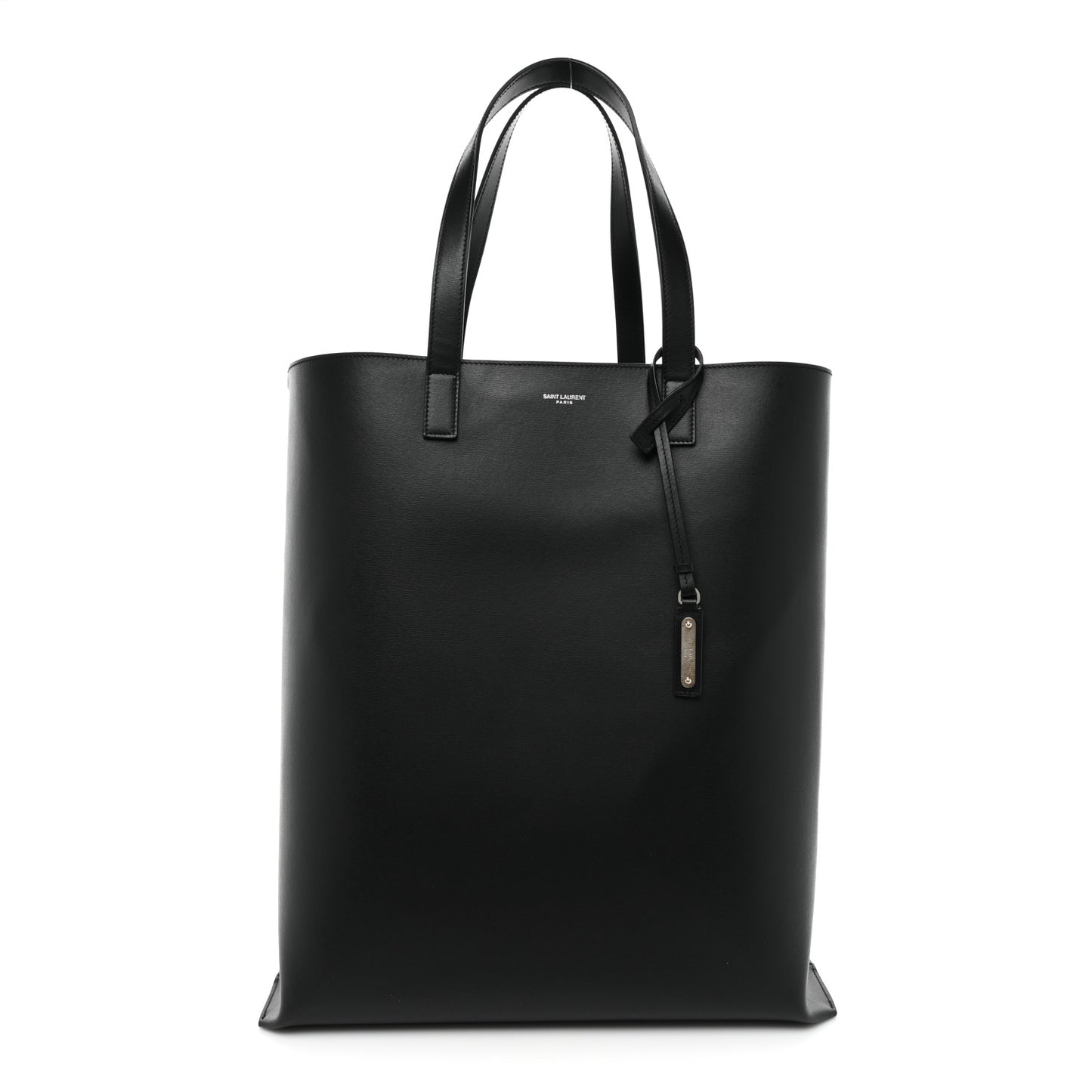 Calfskin Medium Shopper Tote Black