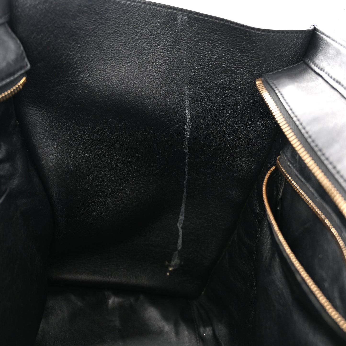 Smooth Calfskin Mini Luggage Black