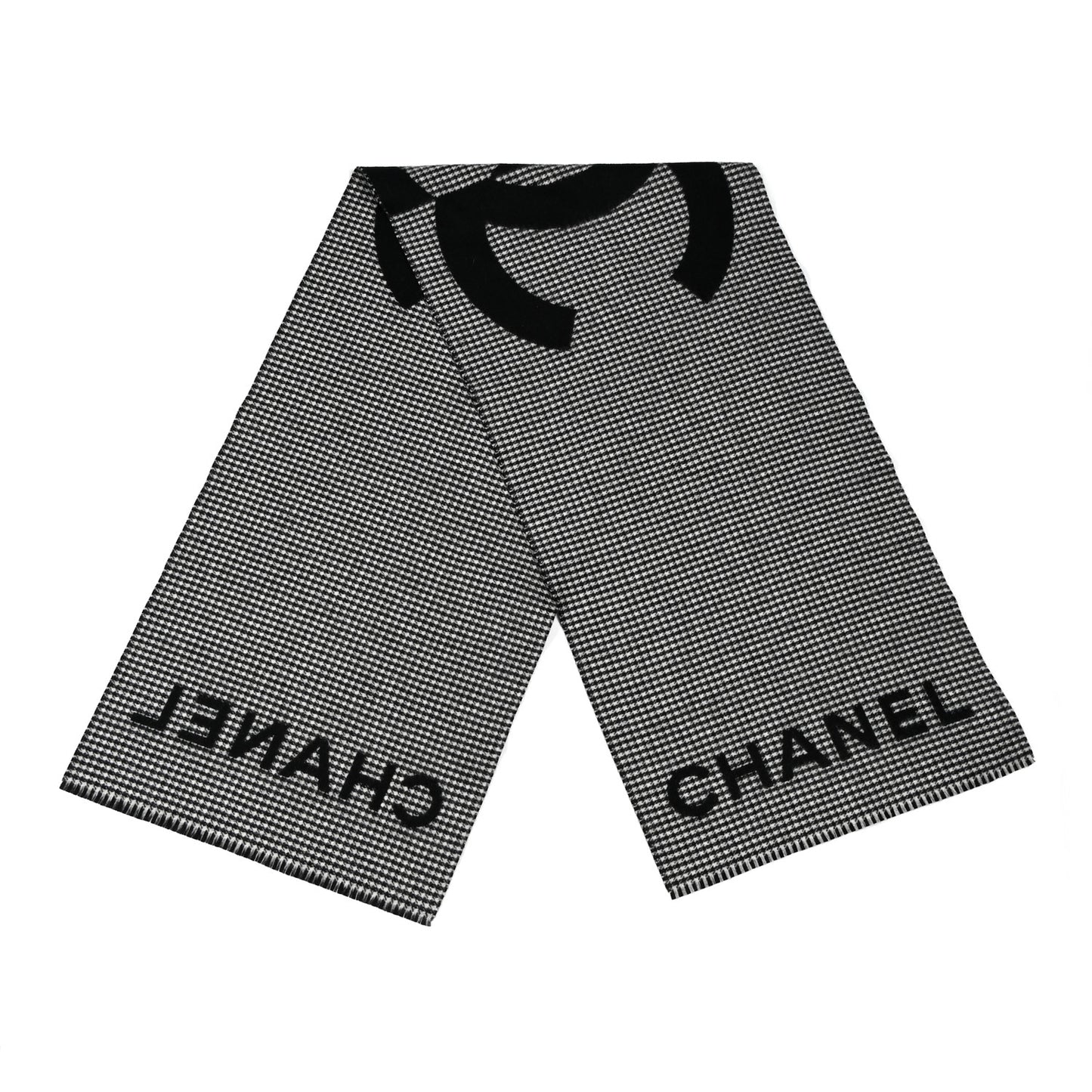 Cashmere CC Stole Black Grey