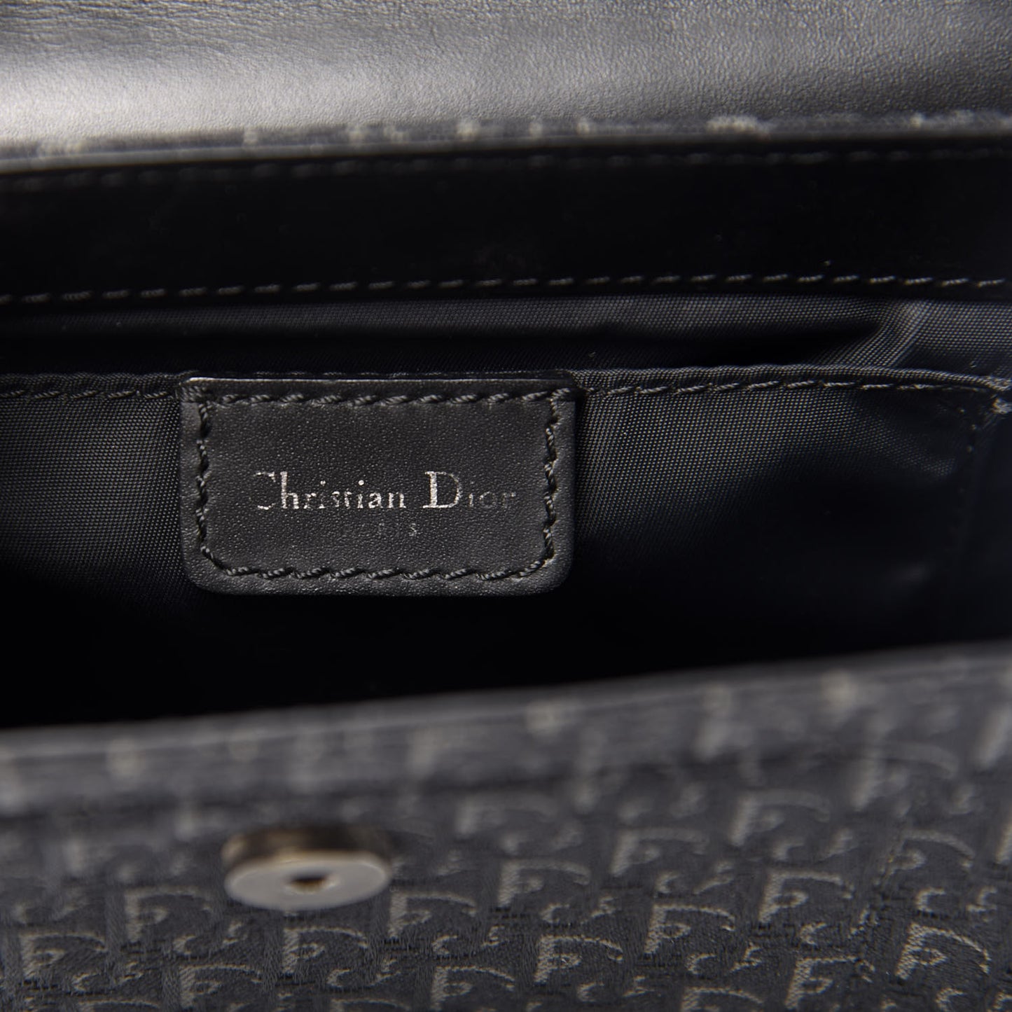 Monogram Street Chic Messenger Navy