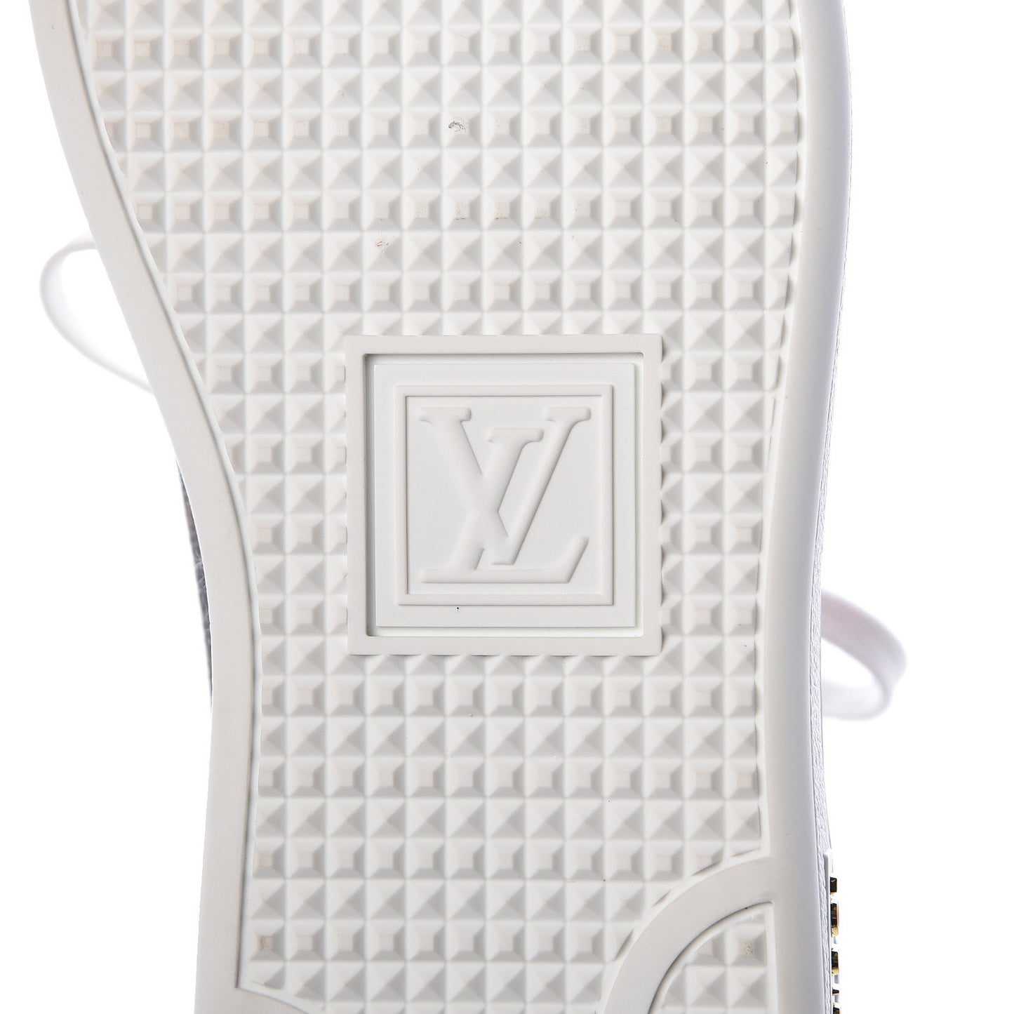 Calfskin Monogram LV Black Heart Sneakers 37.5 Cacao