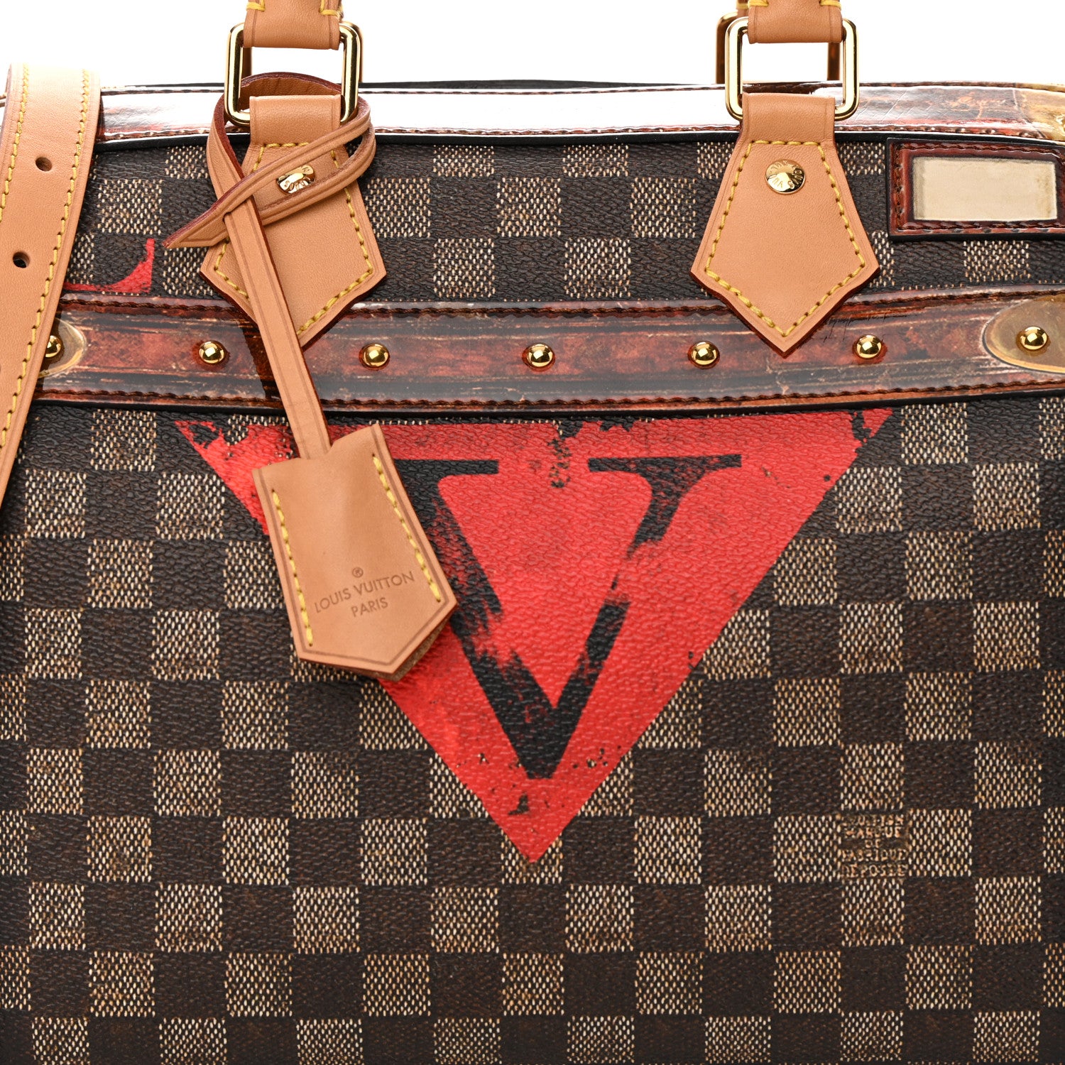 Louis Vuitton Transformed Damier Ebene Time Trunk Speedy Bandouliere 25 Black 8 of 12