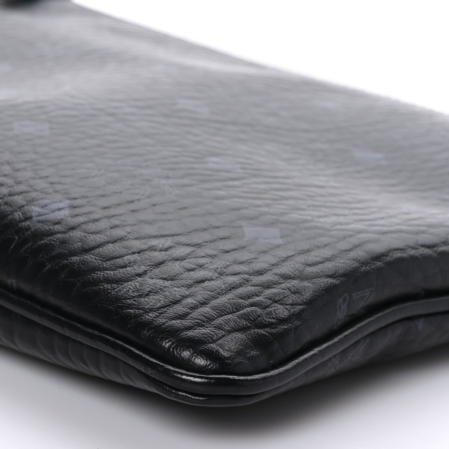 MCM Visetos Original Medium Pouch Black 8 of 8