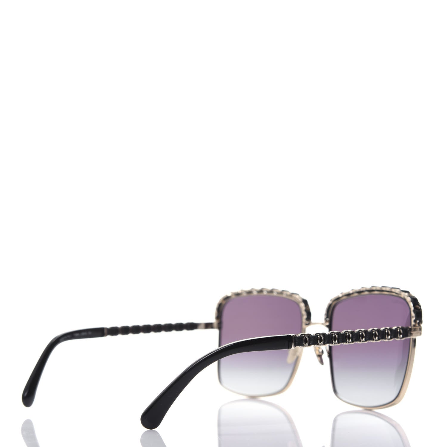 Chanel Metal Square Chain Sunglasses 71369 Grey 4 of 8
