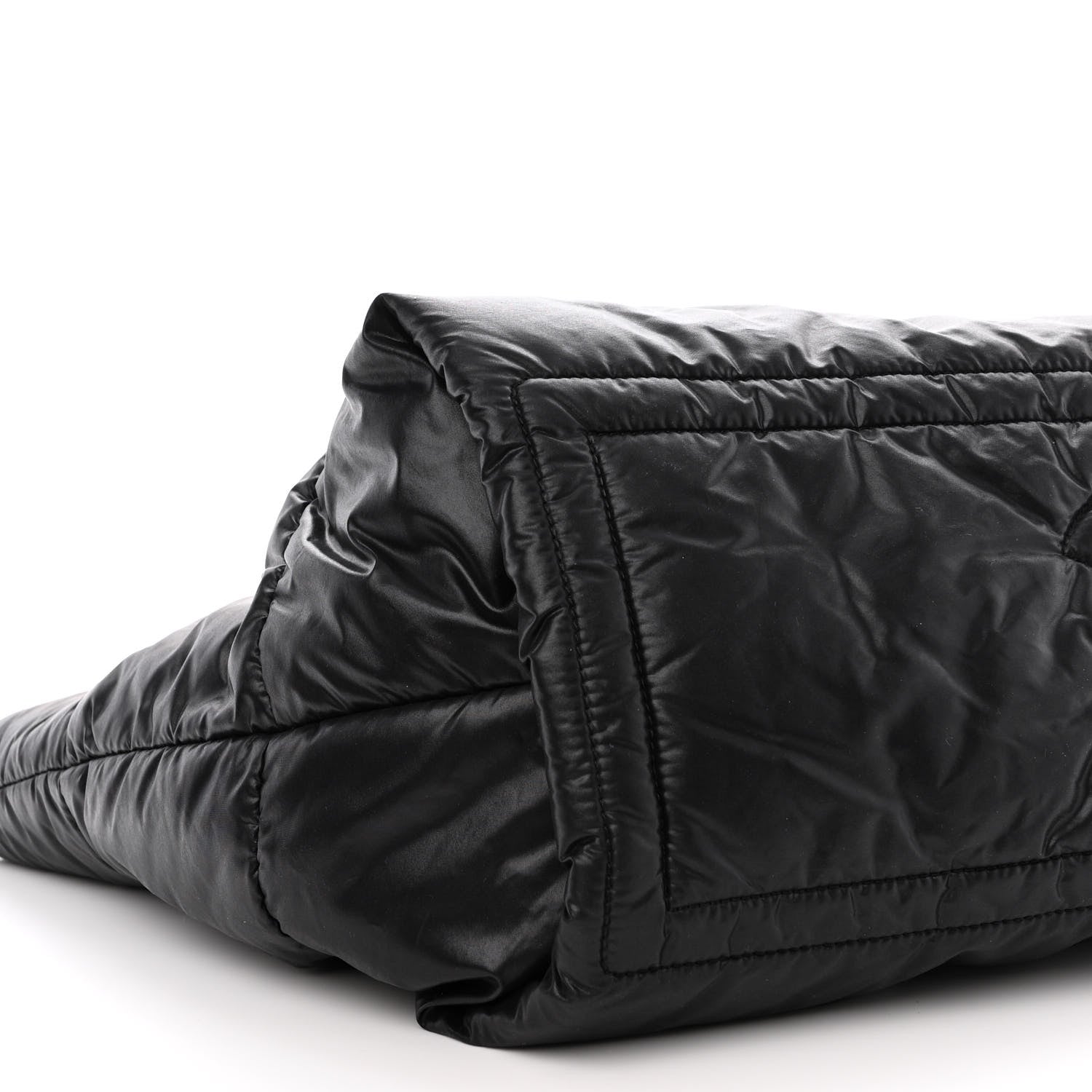 Chanel Nylon Quilted Medium Coco Cocoon Reversible Tote Black 9 of 10