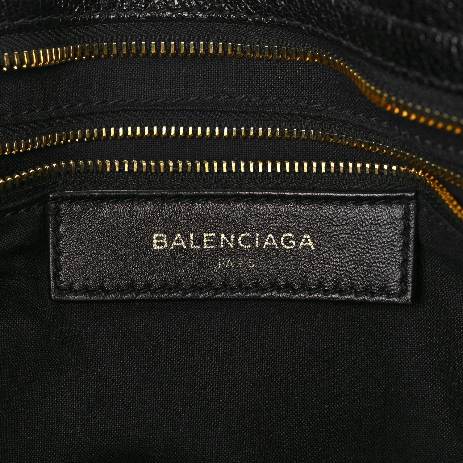 Balenciaga Chevre Gold Metallic Edge Hardware S City Black 6 of 11