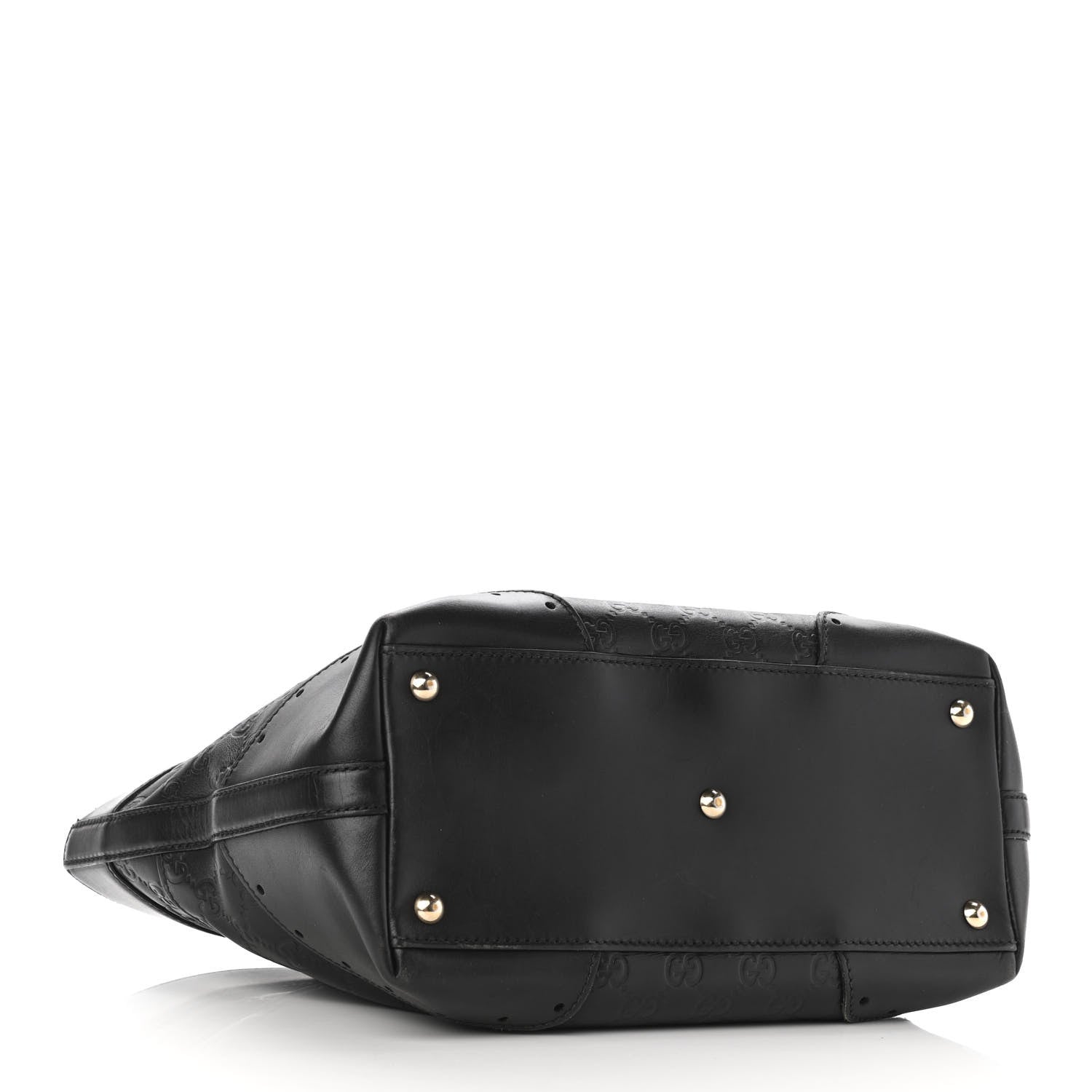 Gucci Guccissima Large Punch Tote Black 4 of 11