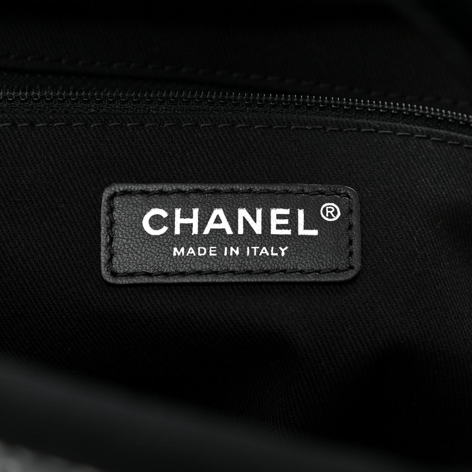 Chanel Canvas Medium Deauville Tote Charcoal 6 of 11