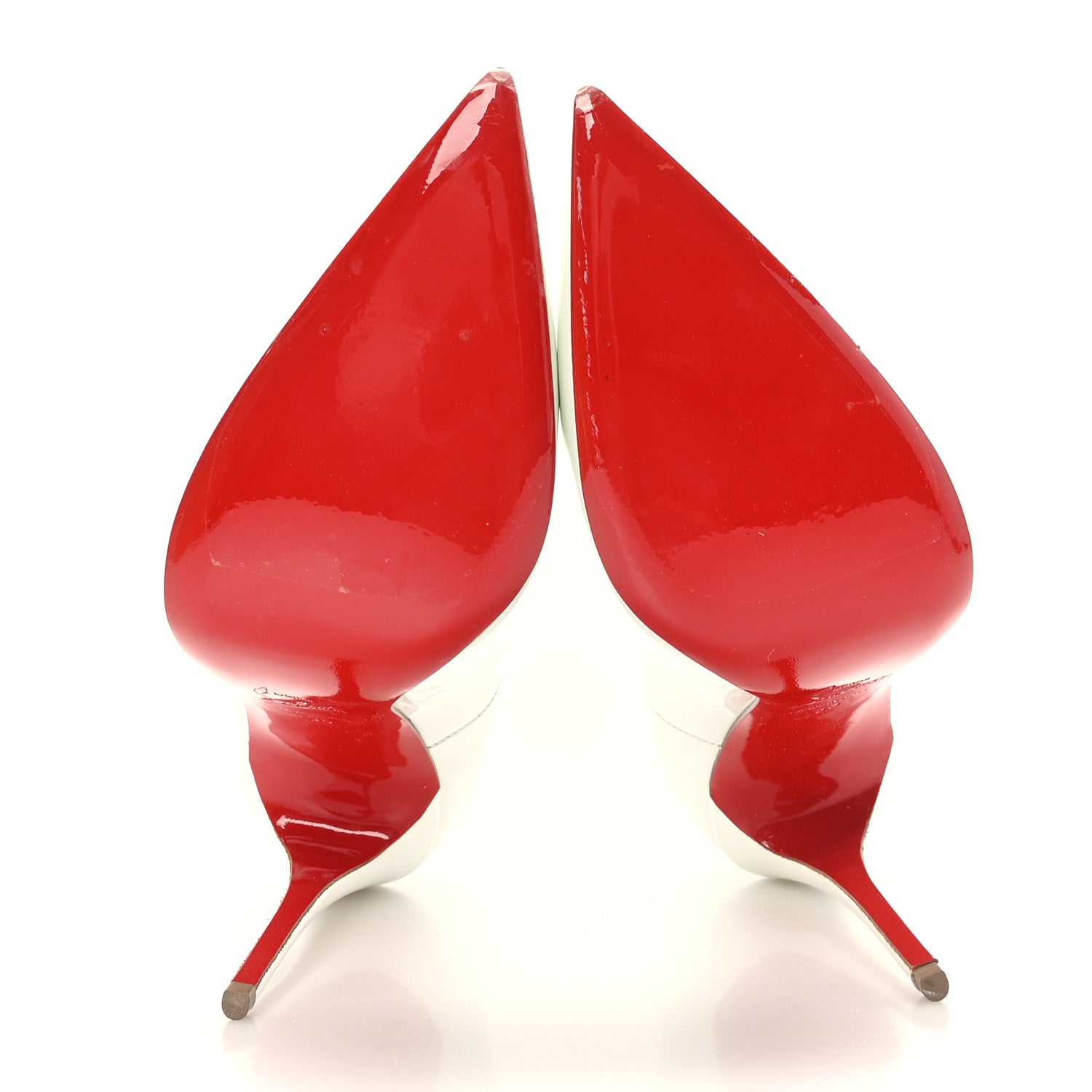 Christian Louboutin Patent So Kate 120 Pumps 38 White 5 of 8