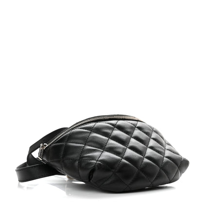 Chanel Calfskin Quilted Waist Belt Bag Black 4 of 12