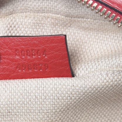 Gucci Pebbled Calfskin Small Soho Disco Bag Tabasco Red 7 of 12