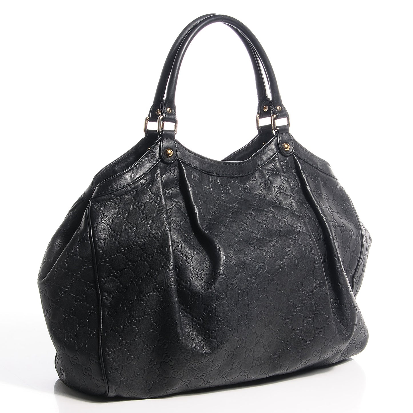 Guccissima Large Sukey Tote Black