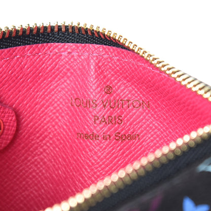 Louis Vuitton Monogram Multicolor Key Pouch Black Grenade 6 of 8
