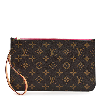 Louis Vuitton Monogram Neverfull MM GM Pochette Pivoine 1 of 6