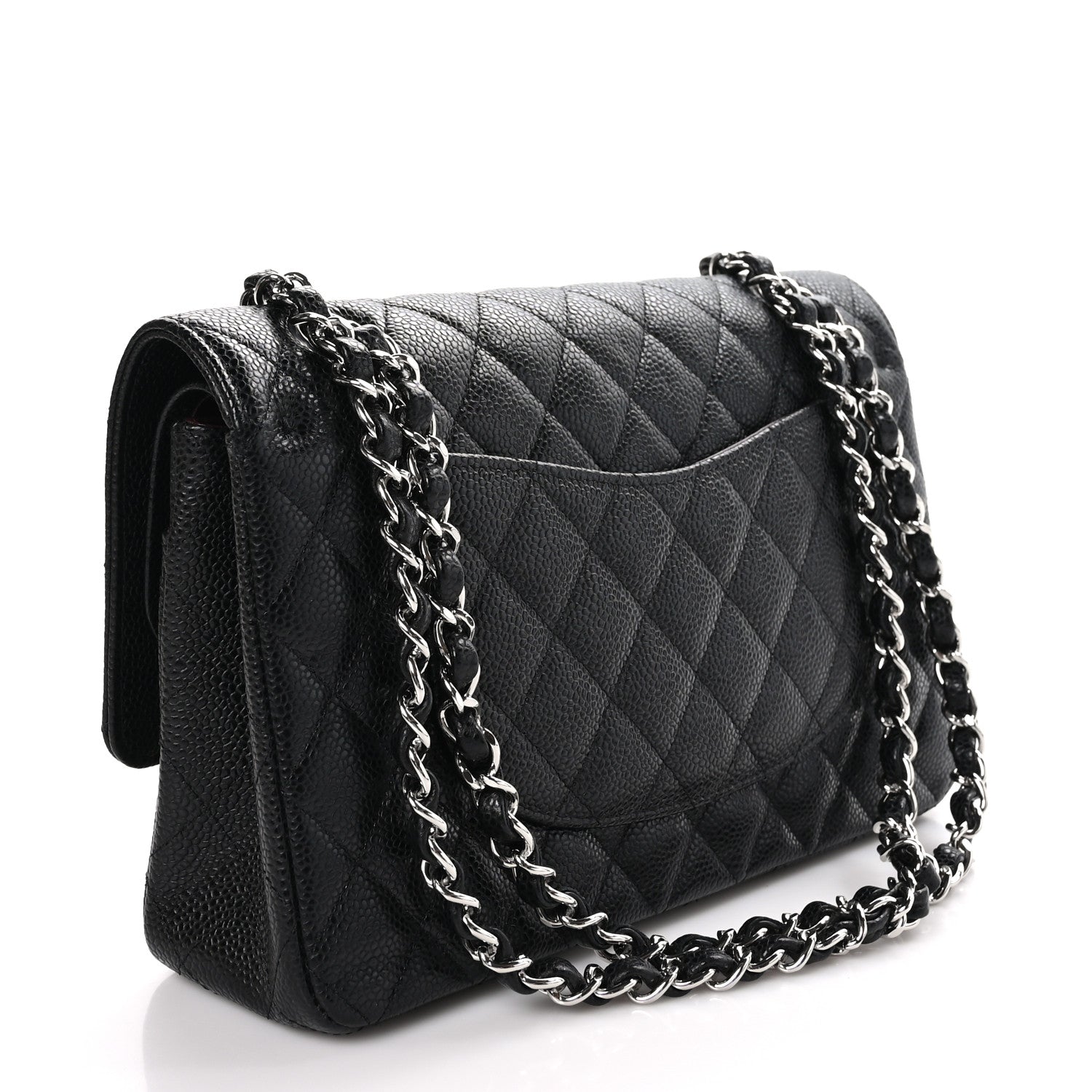 Chanel Caviar Quilted Medium Double Flap Black 3 of 9