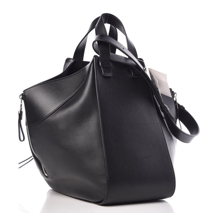 Loewe Calfskin Medium Hammock Shoulder Bag Black 3 of 11