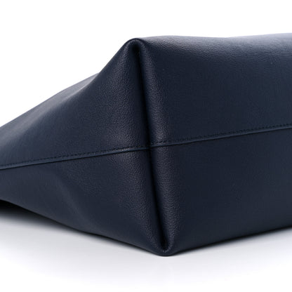 Saint Laurent Calfskin Large Shopping Tote Deep Marine 8 of 11