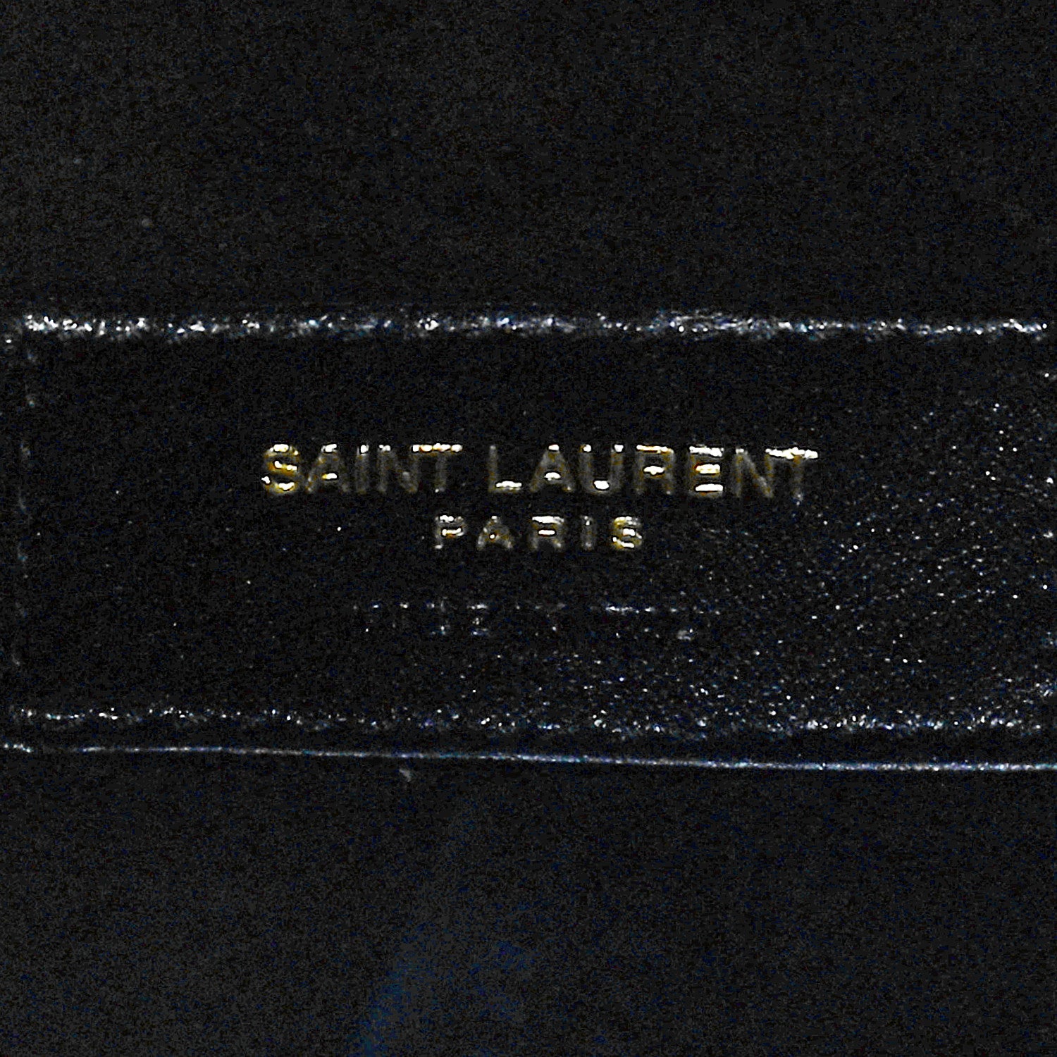 Saint Laurent Lambskin Medium Heart Studded Riva Bucket Bag Black 8 of 12