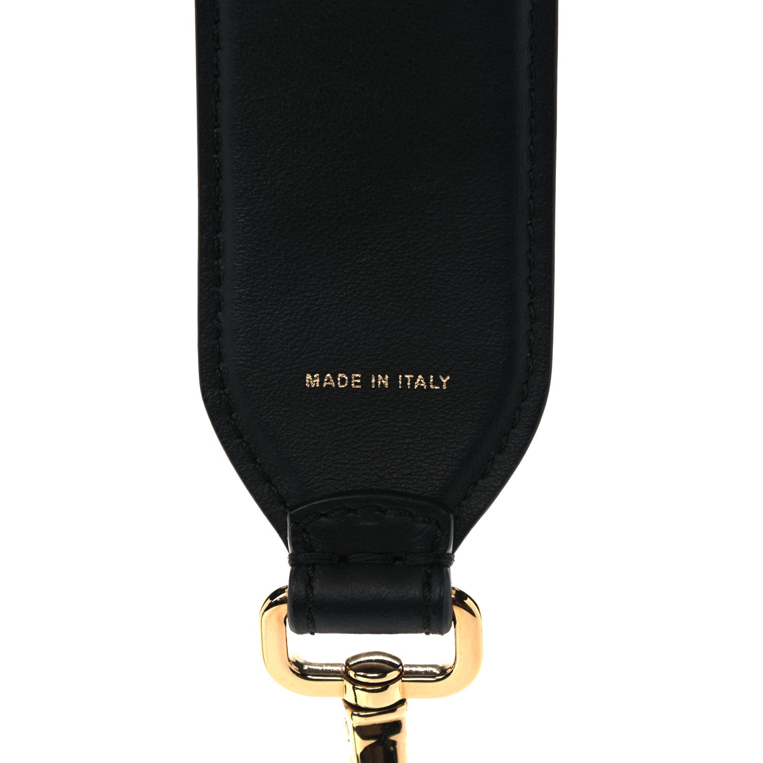 Fendi Vitello Grace FF 1974 Embossed Strap You Black 4 of 5
