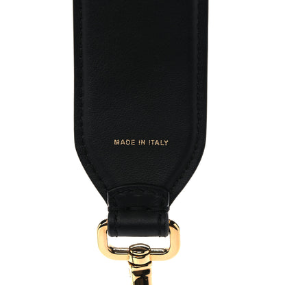 Fendi Vitello Grace FF 1974 Embossed Strap You Black 4 of 5