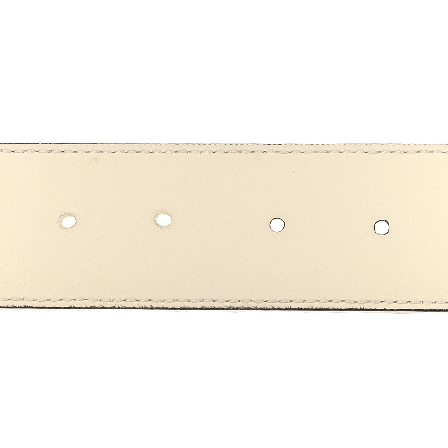 Calfskin Double G 40mm Belt 85 34 Mystic White