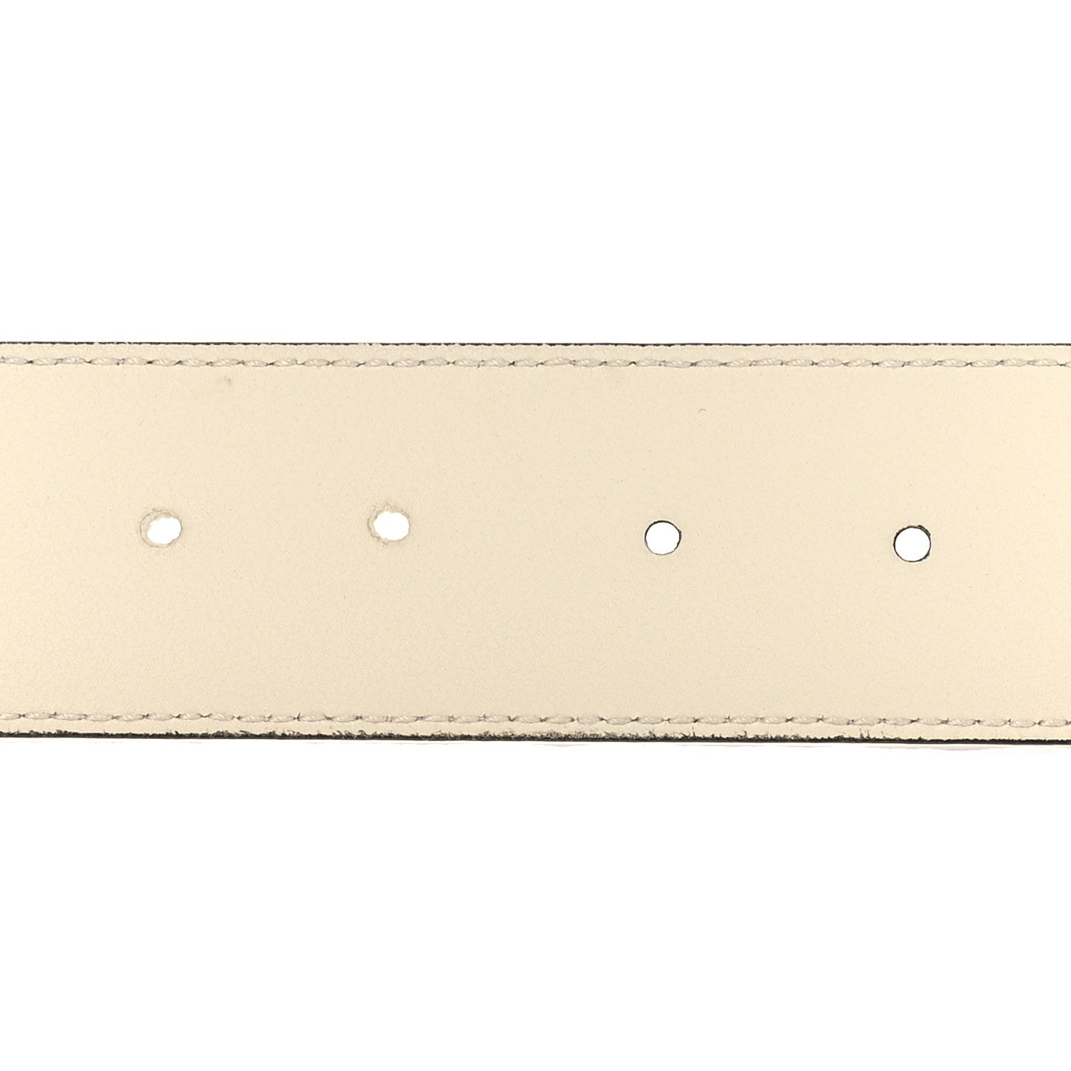 Gucci Calfskin Double G 40mm Belt 85 34 Mystic White 4 of 6