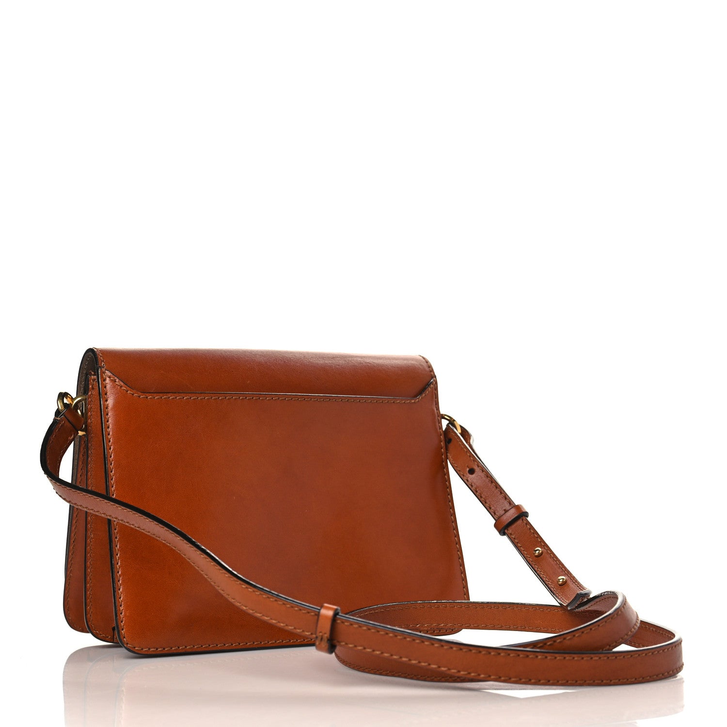 Jimmy Choo Calfskin Madeline Shoulder Bag Brown 3 of 10