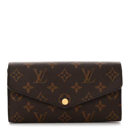Louis Vuitton Monogram Sarah Wallet NM Rose Ballerine 1 of 9