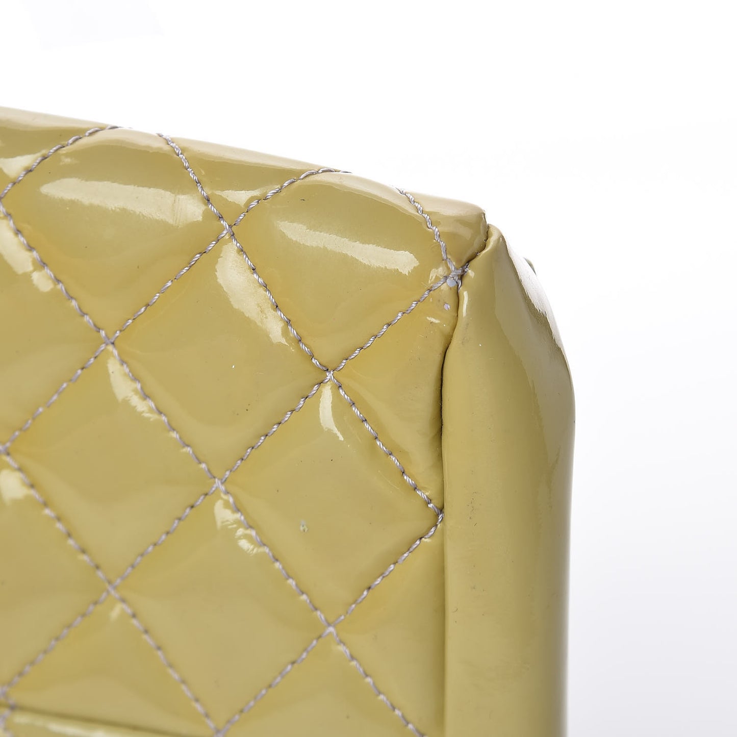 Patent Quilted Medium Just Mademoiselle Yellow
